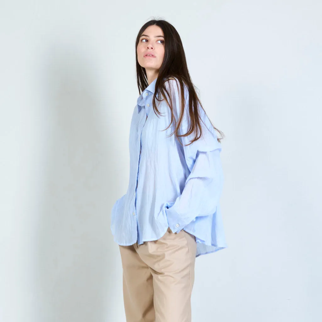 100% Cotton long sleeves shirt wholesale