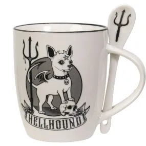 13 oz Ceramic Mug and Spoon Set - Hellhound