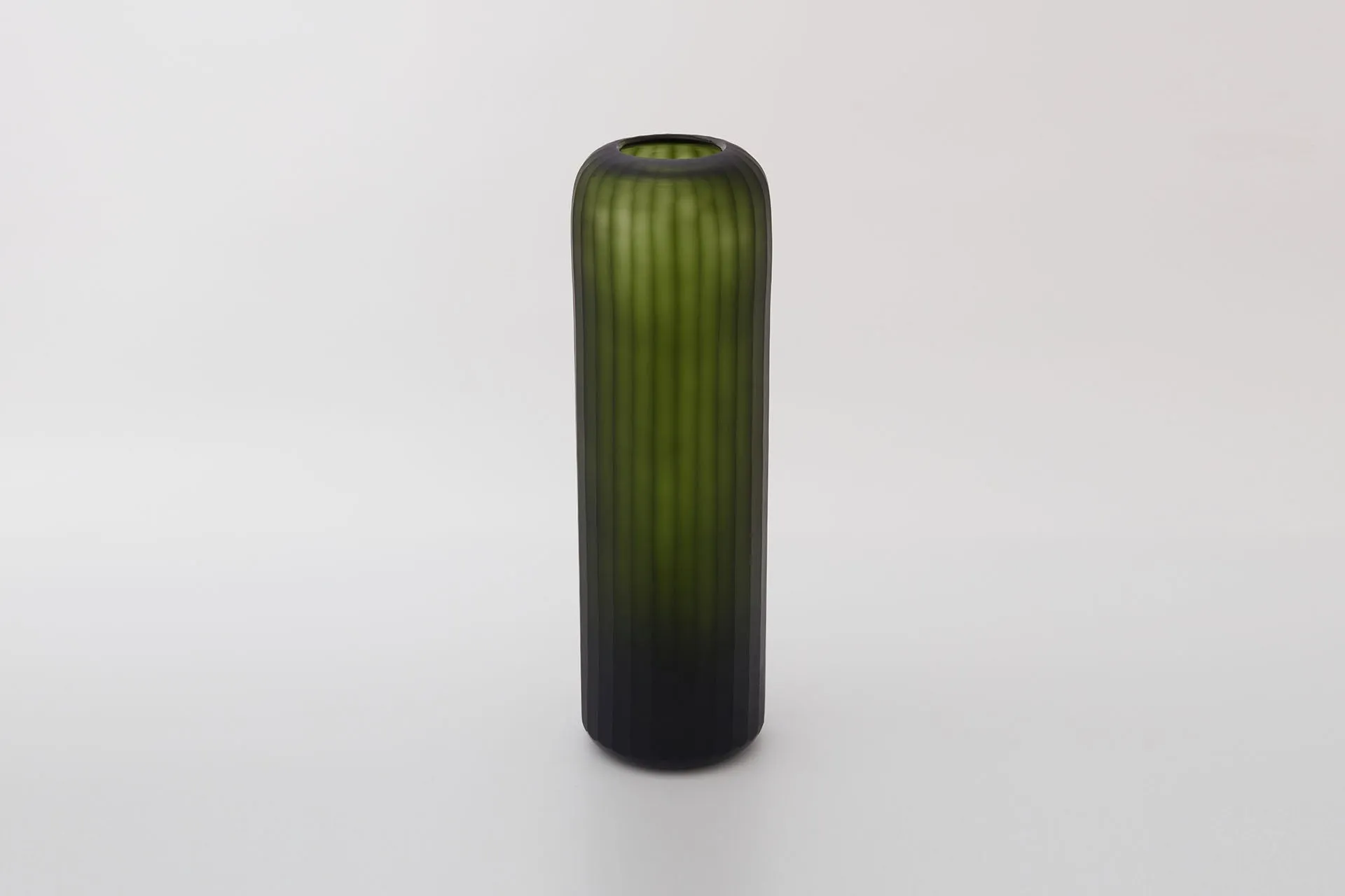 A The Foundry House Lantern Vase Tall Moss