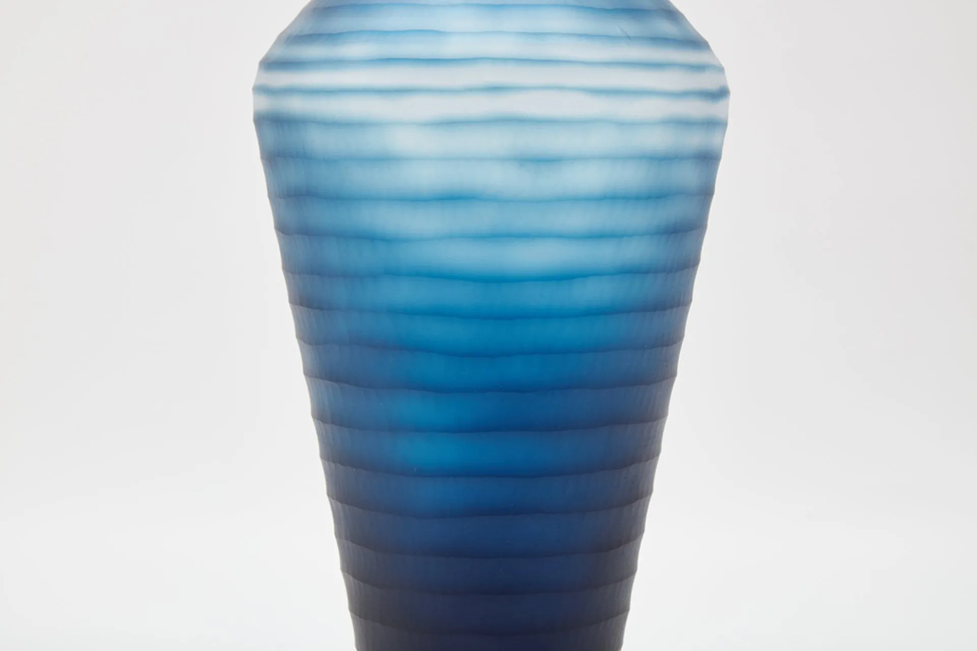 A The Foundry House Tromba Vase Large Indigo