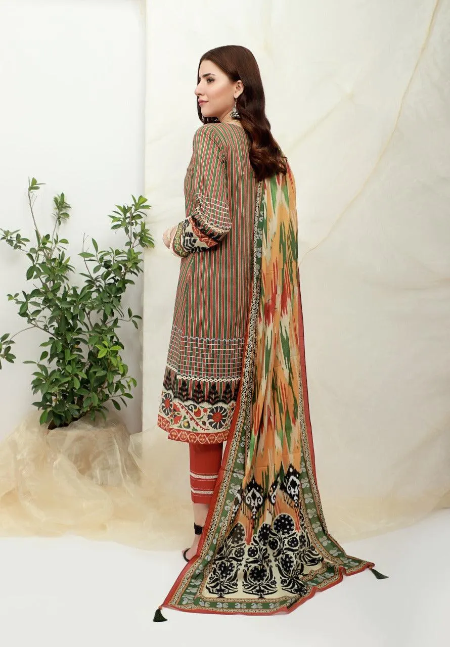 ACE Galleria Digital Embroidered Lawn Unstitched 3pc Suit ACE 12015