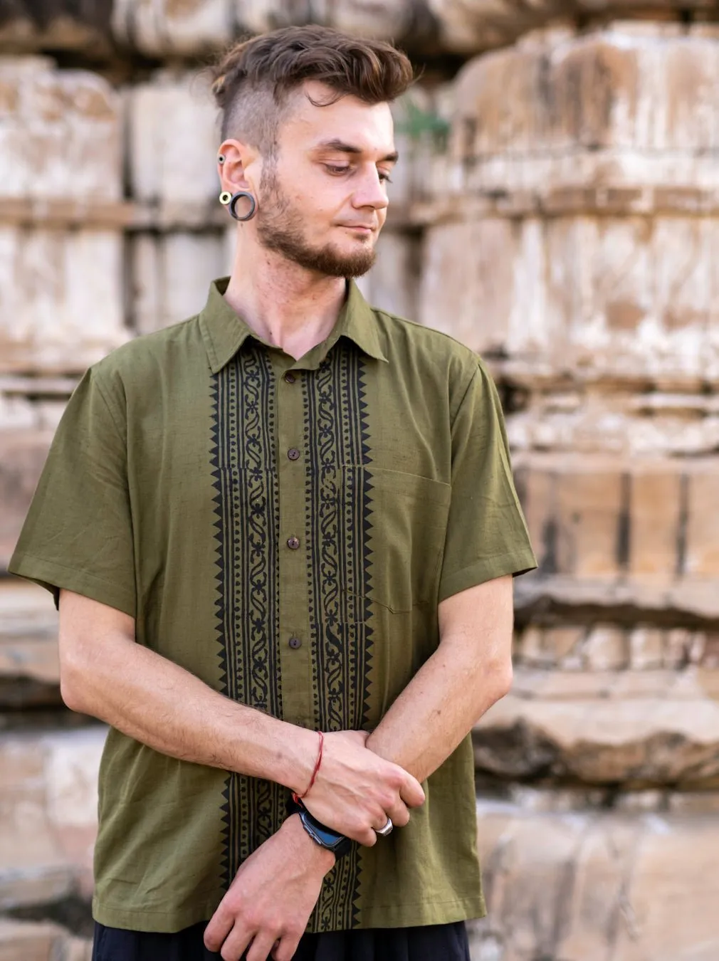 Acharya Shirt Half-sleeve