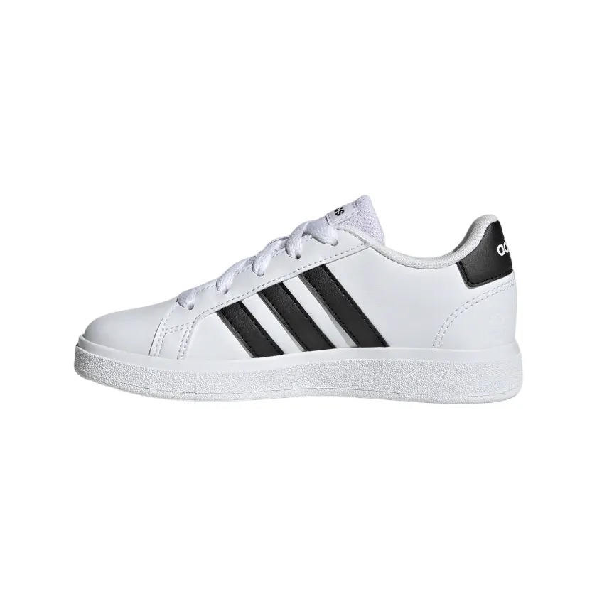 Adidas Grand Court 2.0 K GW6511 white black boys sneakers shoe