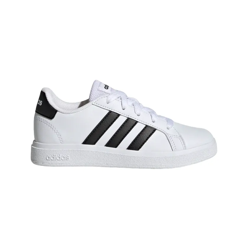 Adidas Grand Court 2.0 K GW6511 white black boys sneakers shoe