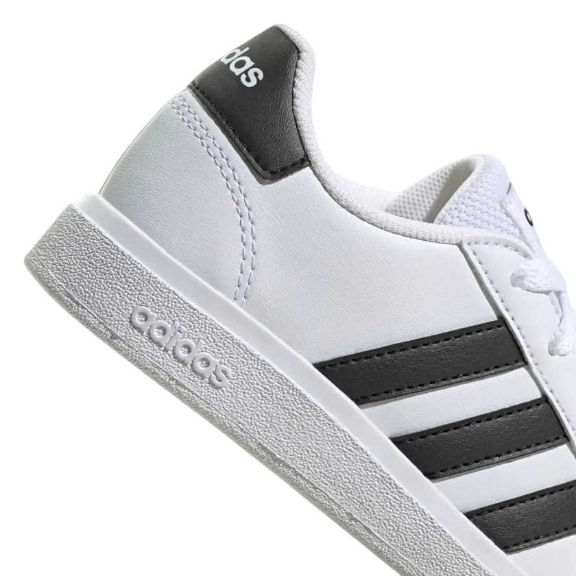 Adidas Grand Court 2.0 K GW6511 white black boys sneakers shoe