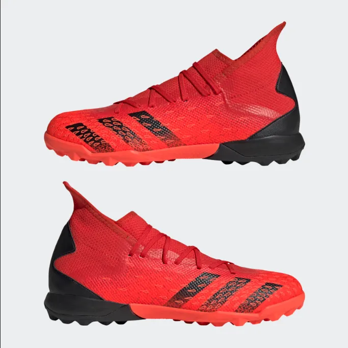 Adidas men's soccer shoe Predator Freak .3 TF FY6311 red black