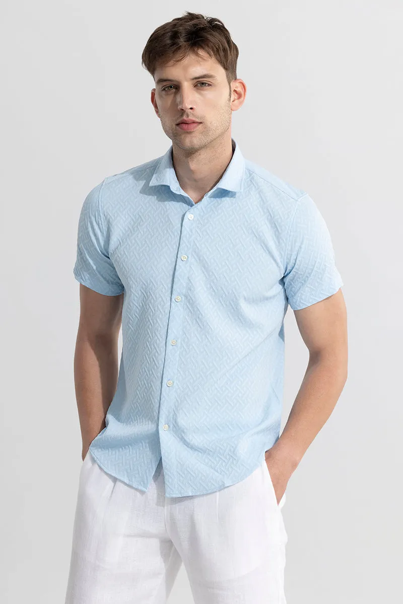 Airy Allure Blue Shirt