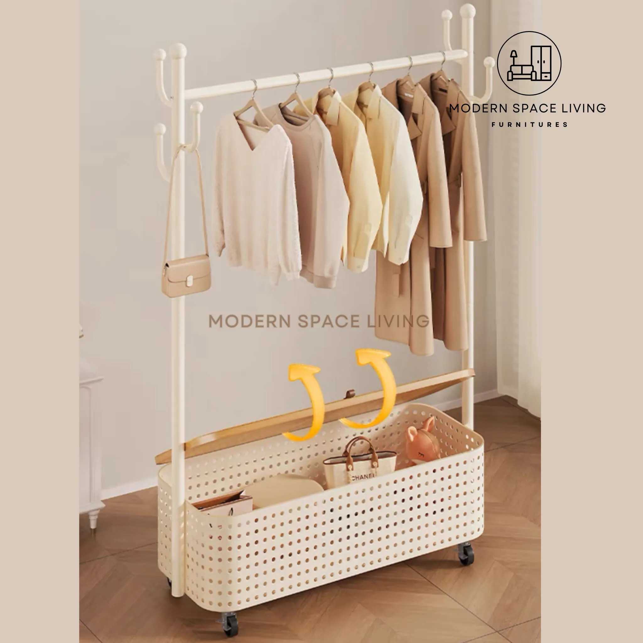 ALBA Modern Open Concept Wardrobe