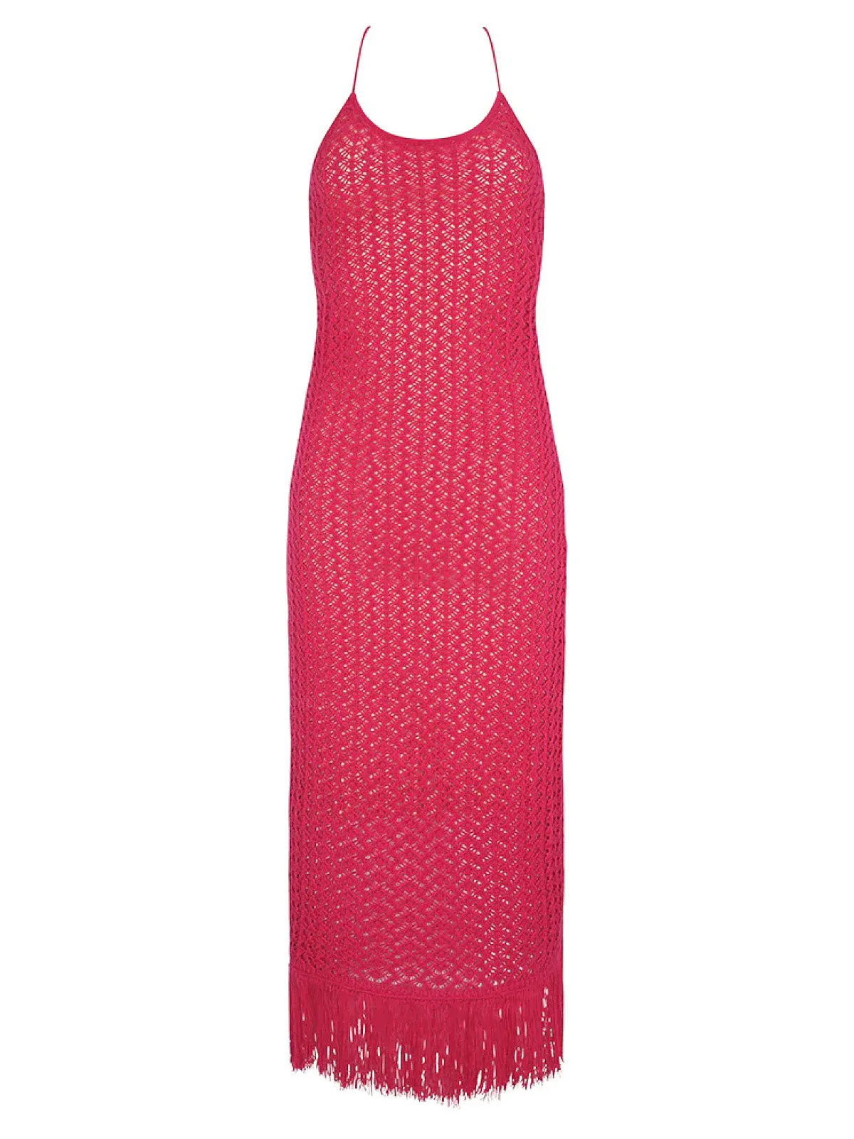 Ali Fuchsia Knitted Dress ::RET