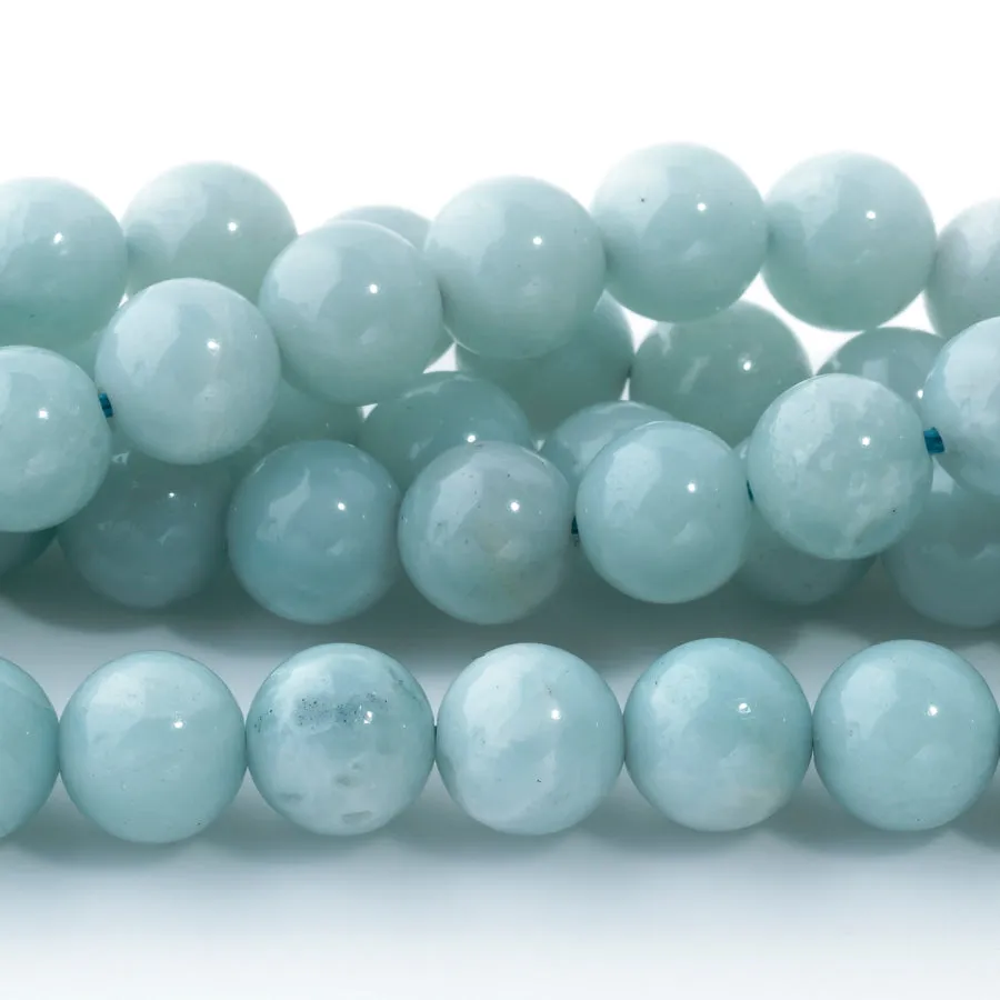 Amazonite 8mm Round A Grade - 15-16 Inch