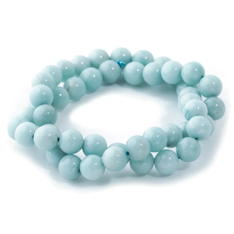 Amazonite 8mm Round A Grade - 15-16 Inch