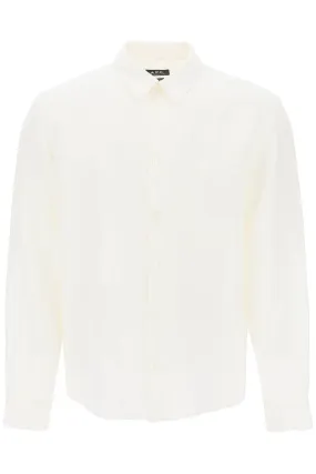 A.P.C. linen cassel shirt for