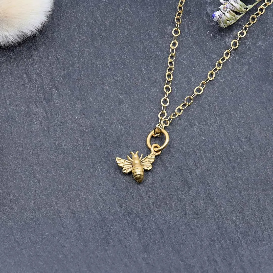 Bees Knees - Honey Bee Charm Necklace