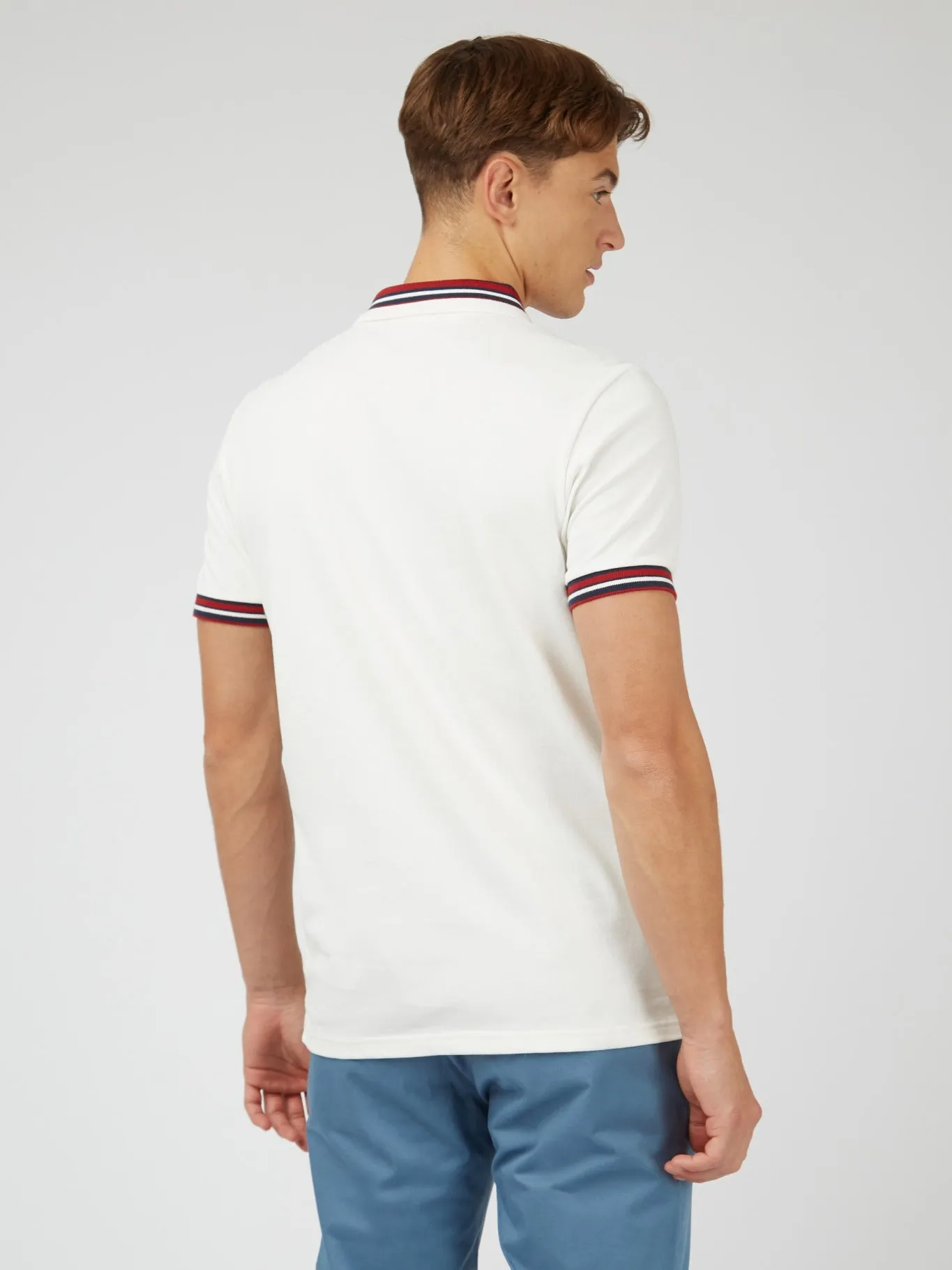 Ben Sherman Mens 'House Collar' Pique Polo Shirt