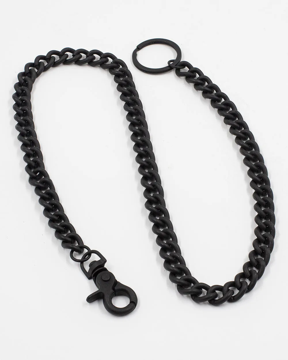 Black Hematite Wallet Chain