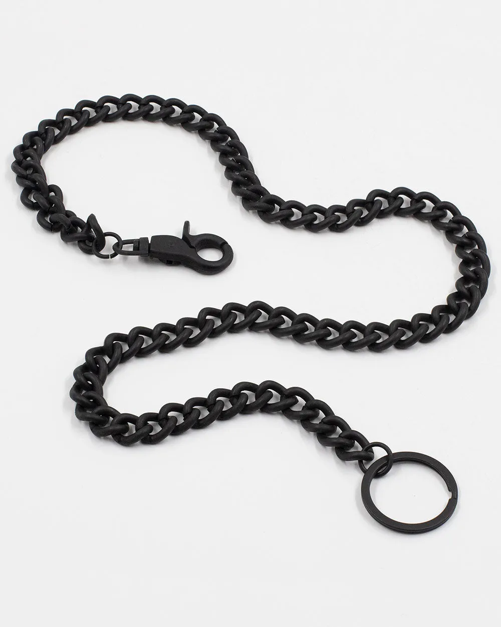 Black Hematite Wallet Chain