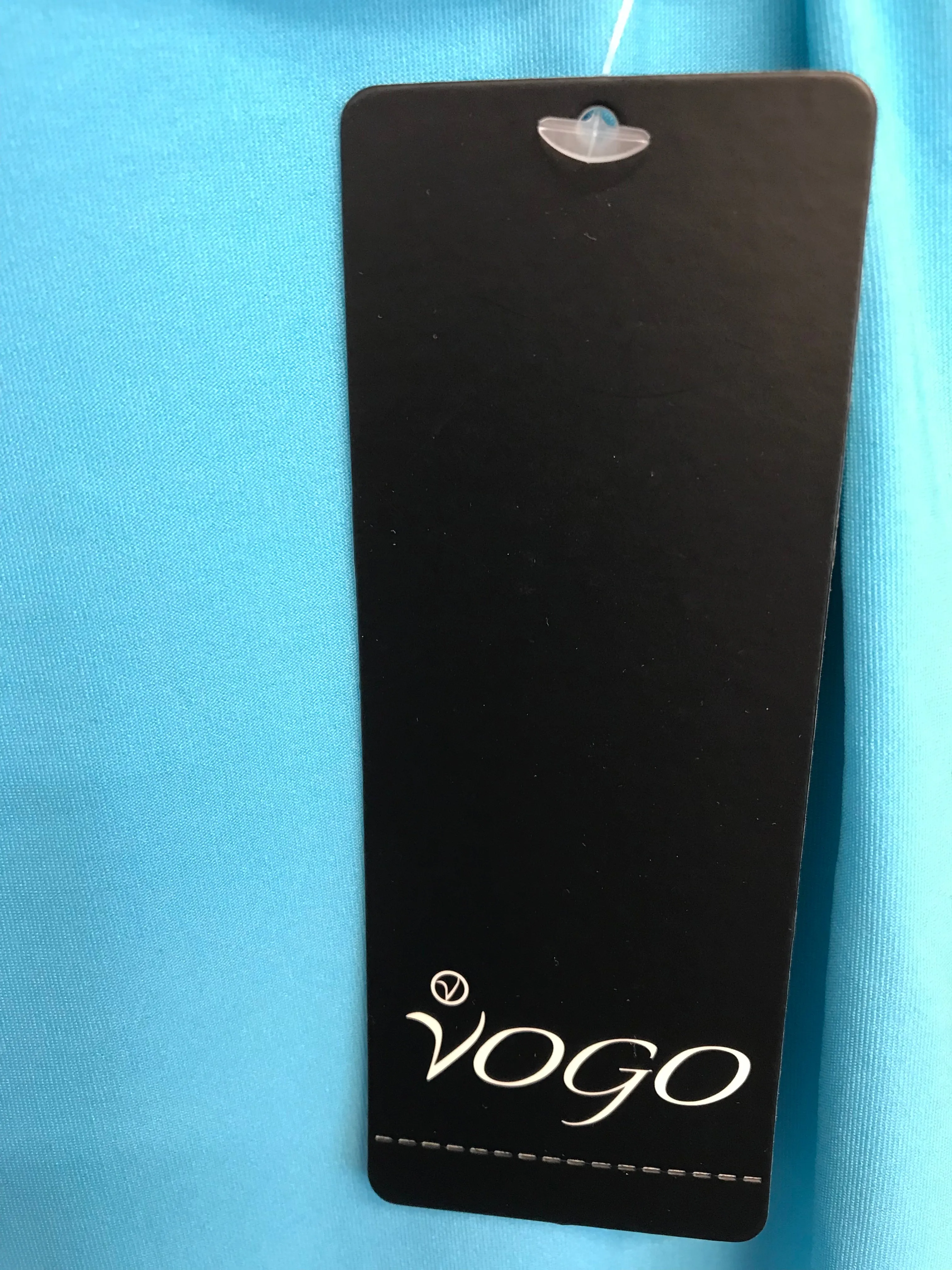 Blue Athletic Top Short Sleeve By Vogo, Size: M