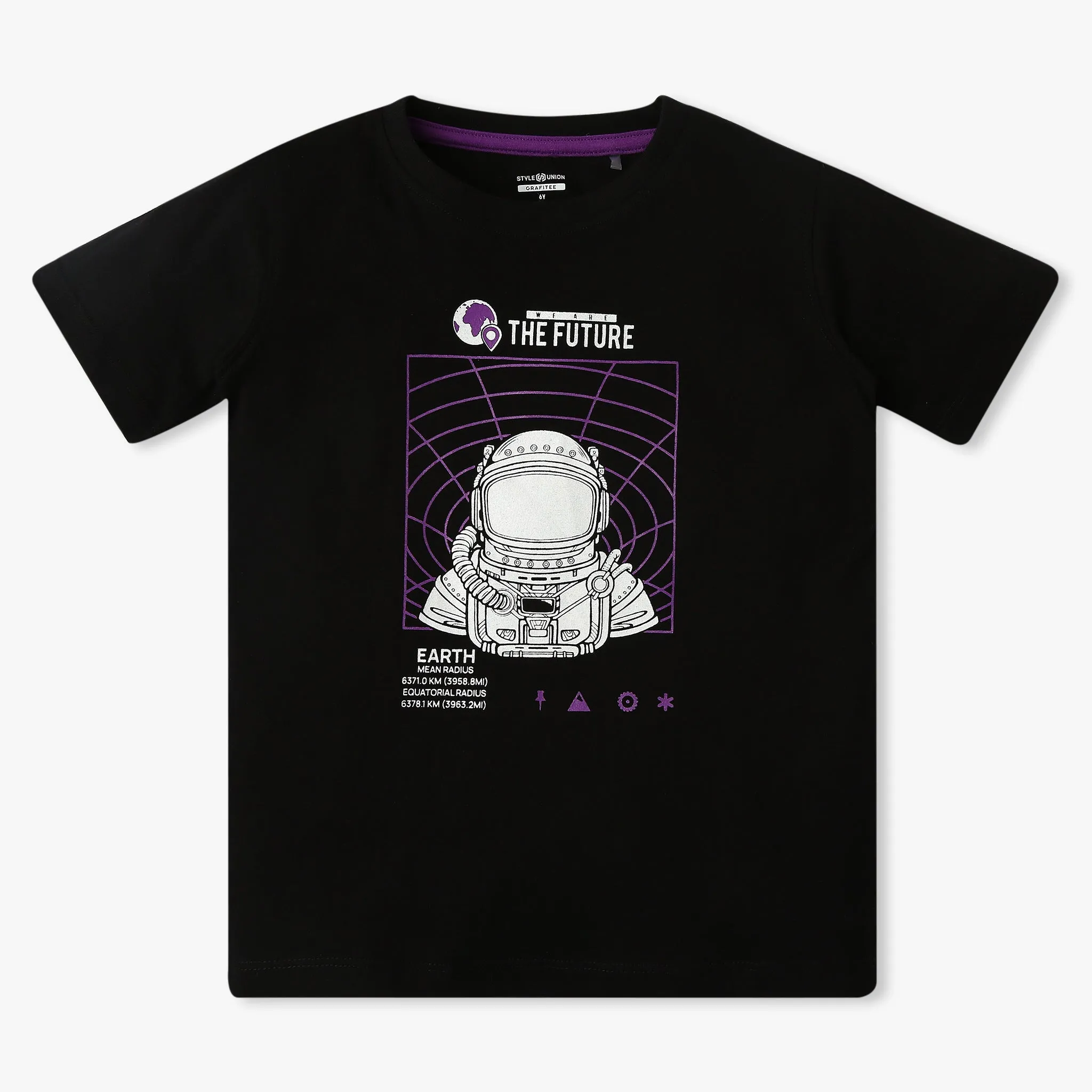 Boy's Regular Fit Graphic T-Shirt