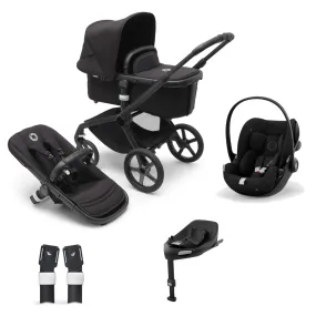 Bugaboo Fox 5 Cloud G Travel System - Black/Midnight Black/Midnight Black