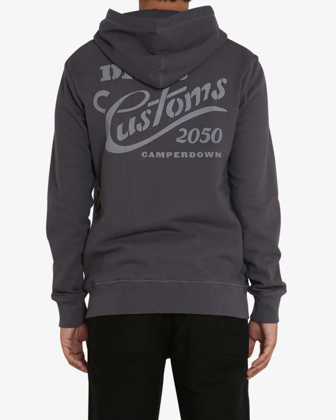 Canyons Zip Thru Hoodie - Shadow Grey