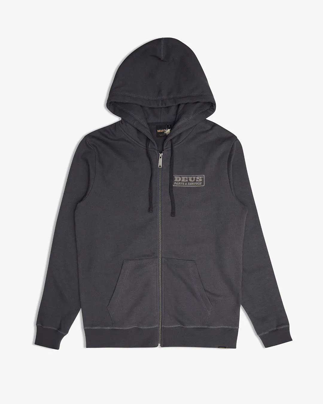 Canyons Zip Thru Hoodie - Shadow Grey