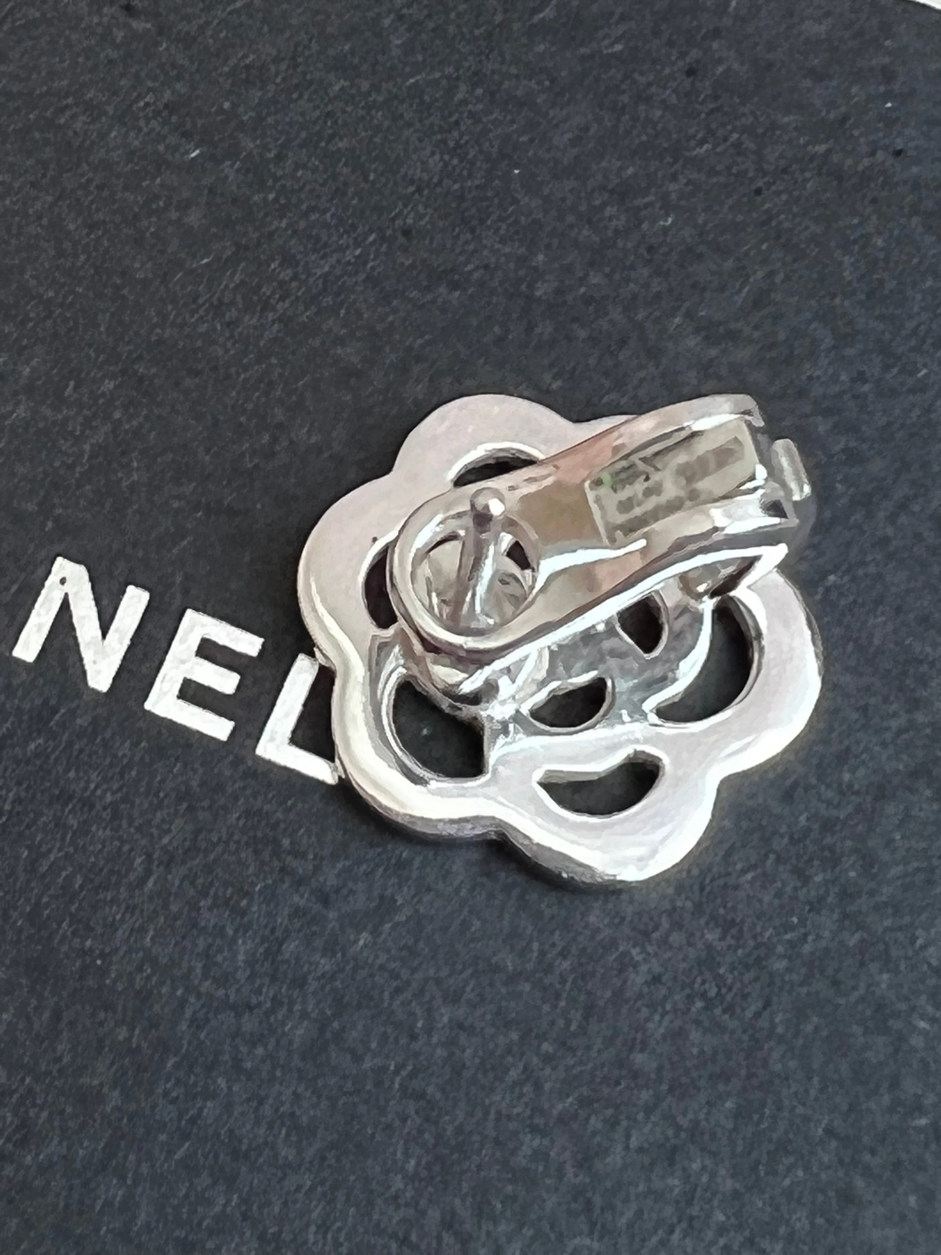 Chanel Camelia Ajoure Earrings