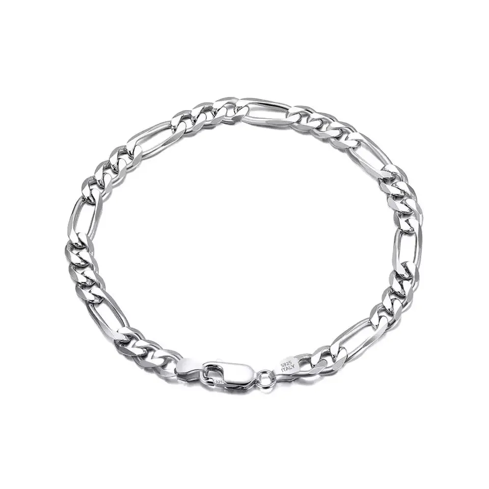 DIAMOND-CUT FIGARO BRACELET