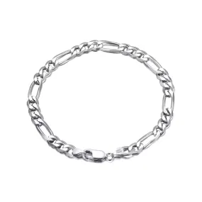 DIAMOND-CUT FIGARO BRACELET