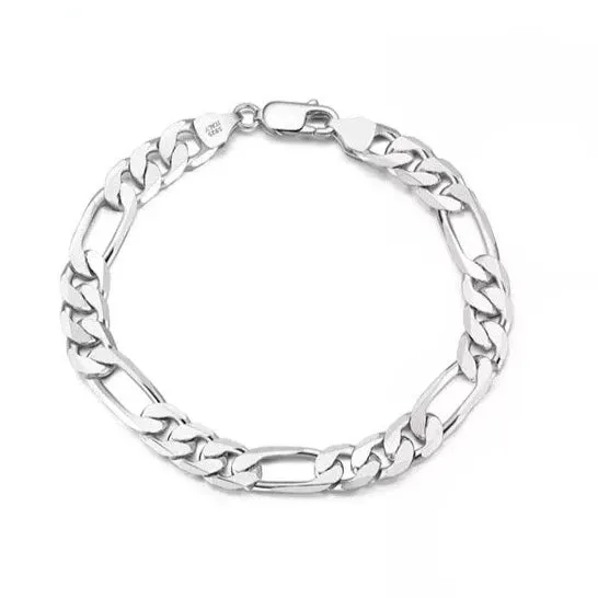 DIAMOND-CUT FIGARO BRACELET