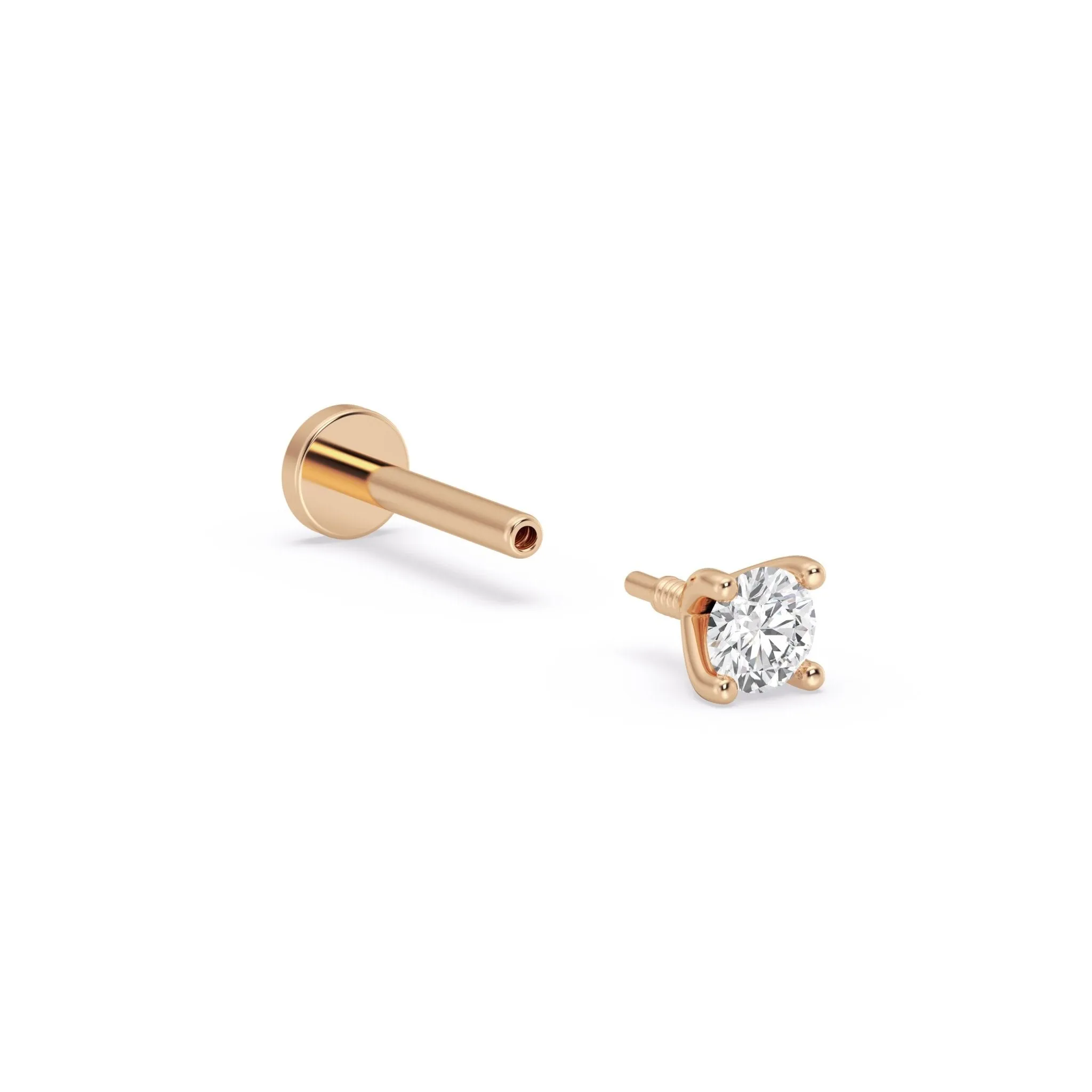 Diamond Flat Back Stud