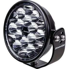 Drivetech 4X4 170mm Round LED Driving Light Black DT-DR170