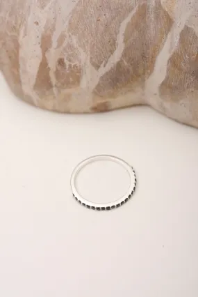 Ella Band Ring in Silver