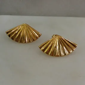 Fan Stud Earrings