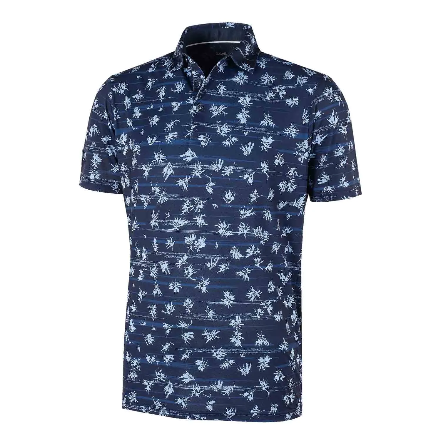 Galvin Green Malik Ventil8  Polo Shirt - Navy/Blue Bell