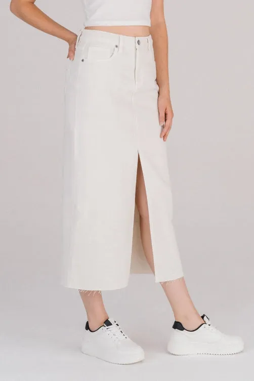 Hidden Jeans Peyton High Waist Midi Skirt