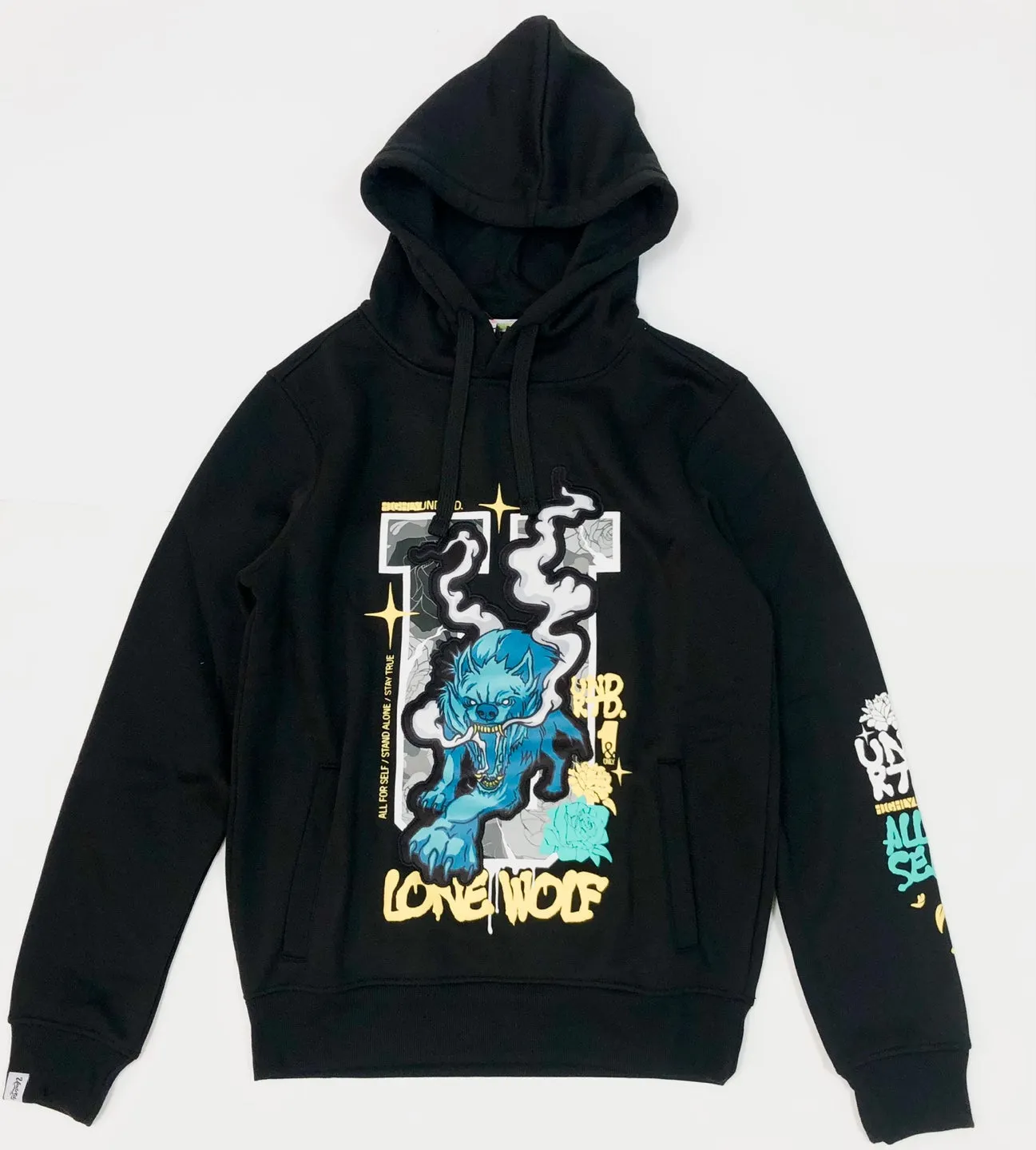 HIGHLY UNDRTD Lone Wolf Graphic Pullover Hoodie