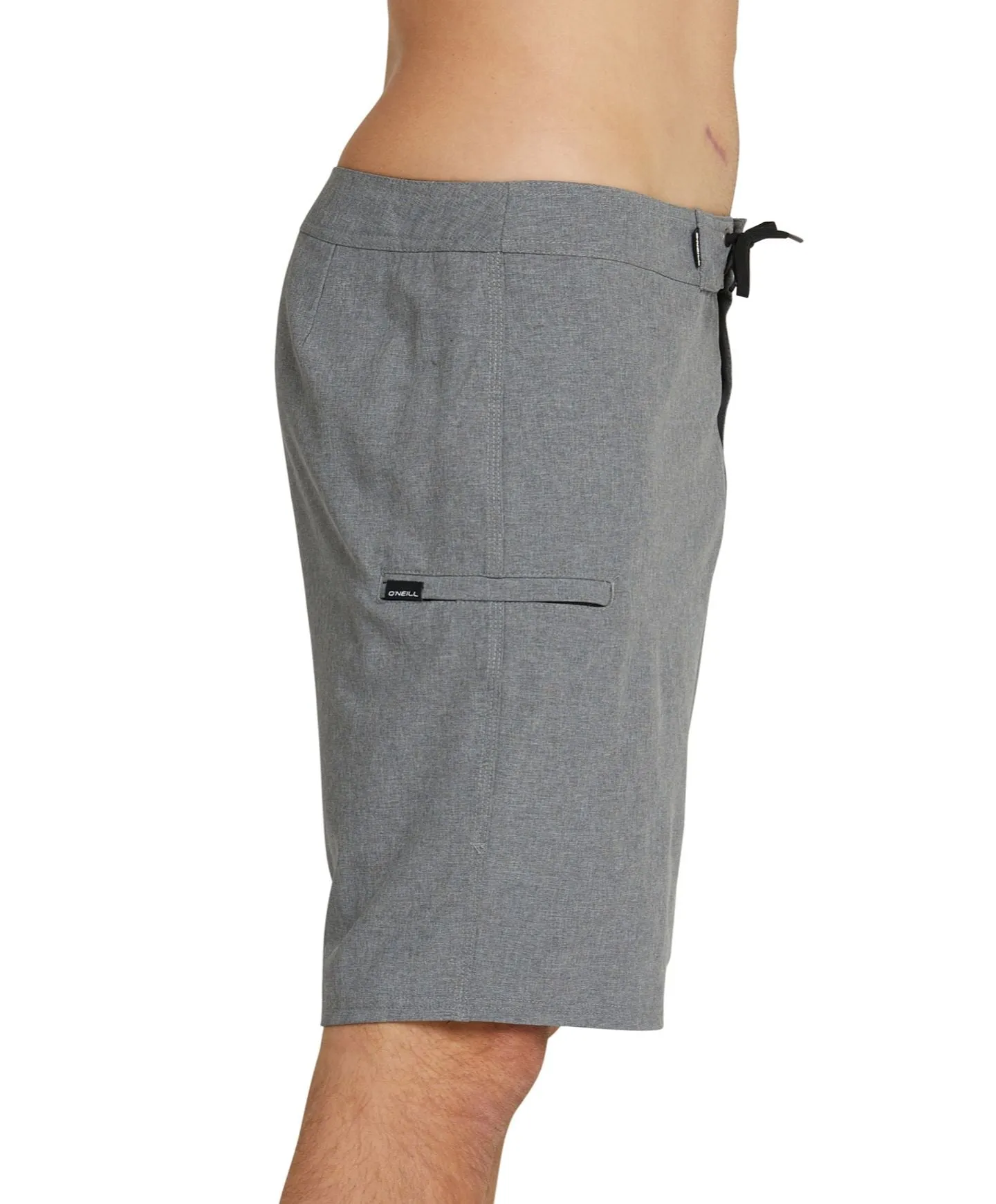 HyperFreak Heat Solid 19" Boardshort - Heather Grey