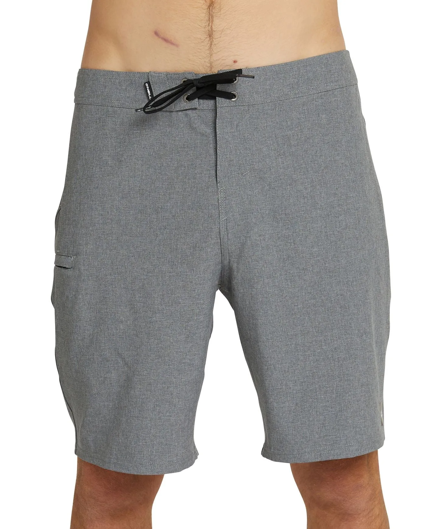 HyperFreak Heat Solid 19" Boardshort - Heather Grey