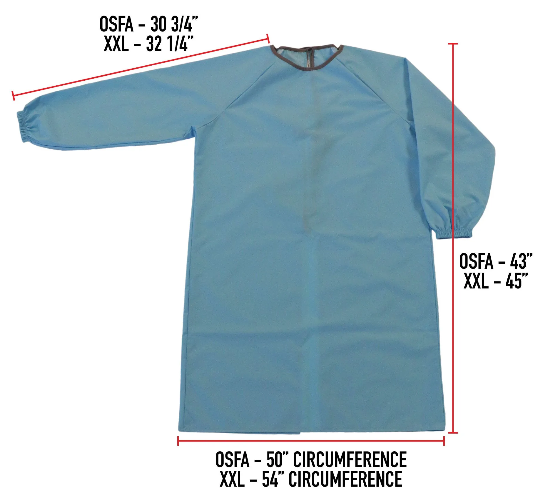 Isolation Gown [Regular Length]- Powder Blue