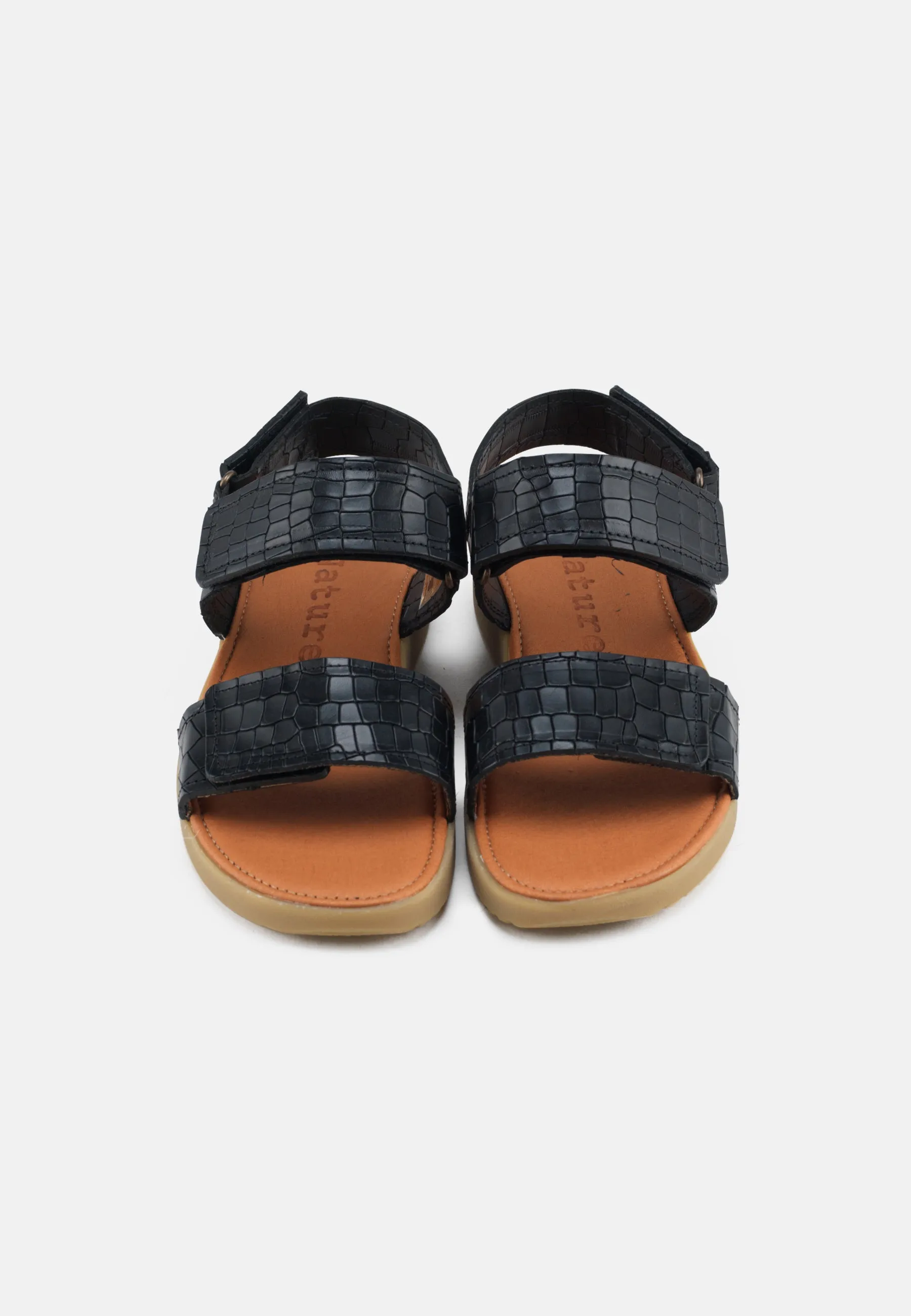 Karen Sandal Pull Up Leather - Black