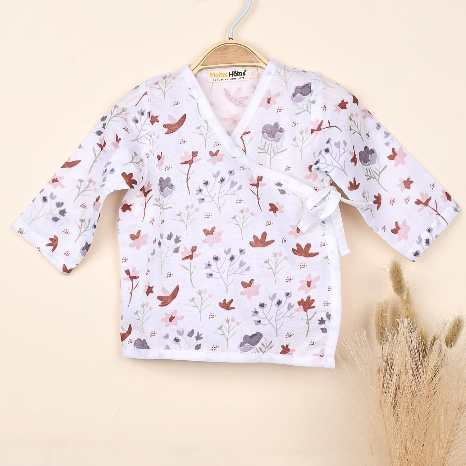 Kids Muslin Front Open Kimono | Blossom