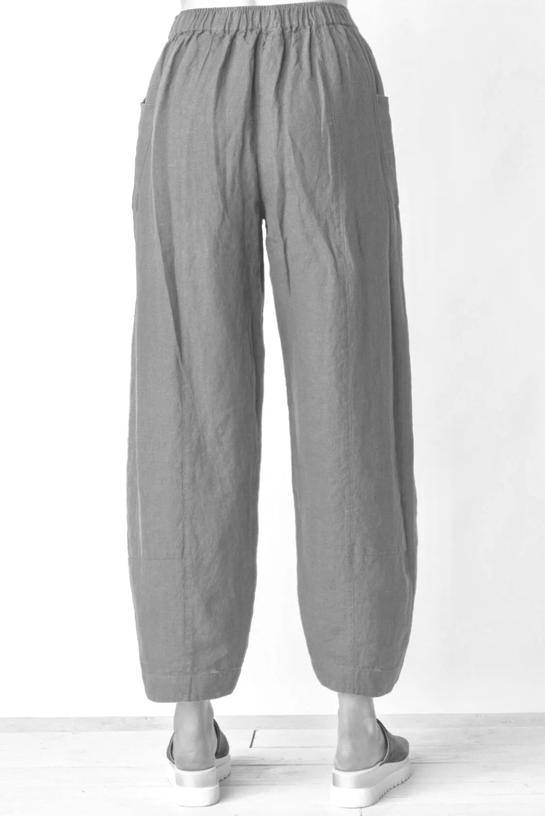 Linen Lantern Pant - White (Only XXL Left)