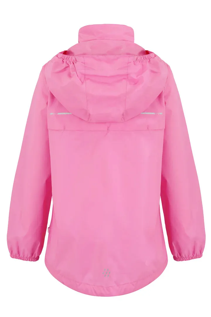 Mac In A Sac Kids Origin 2 Waterproof Jacket (Pink)(Ages 2-13)