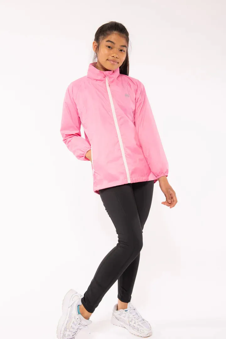 Mac In A Sac Kids Origin 2 Waterproof Jacket (Pink)(Ages 2-13)