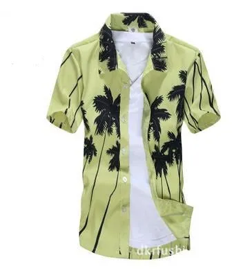 Men's Hawaiian Style Dress Shirt