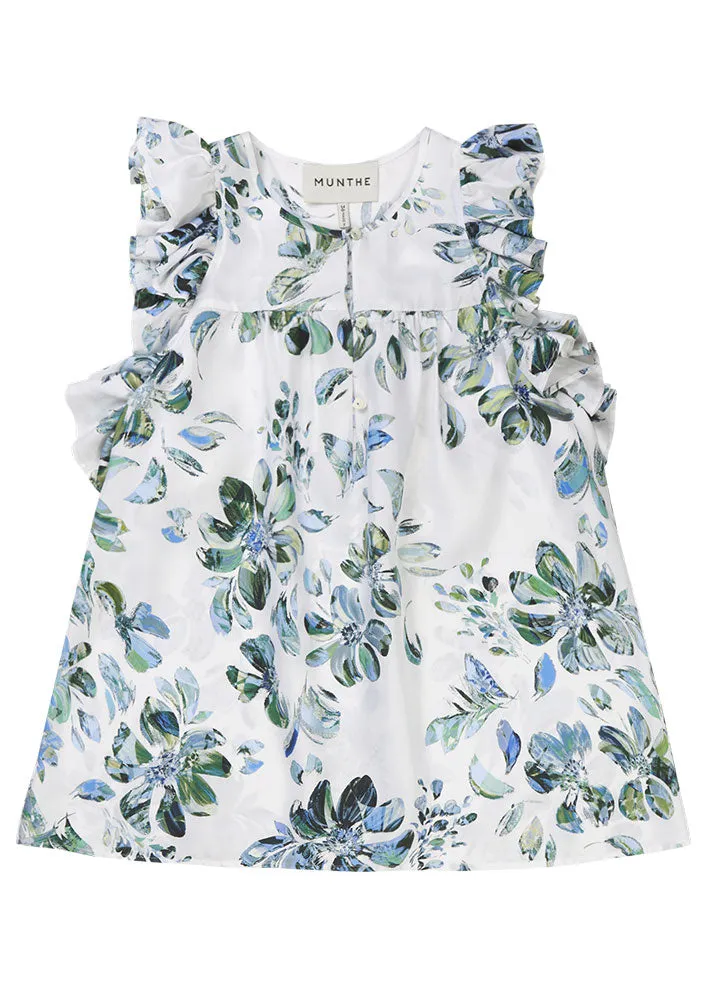 Munthe Ulla Top - Silke - Blue