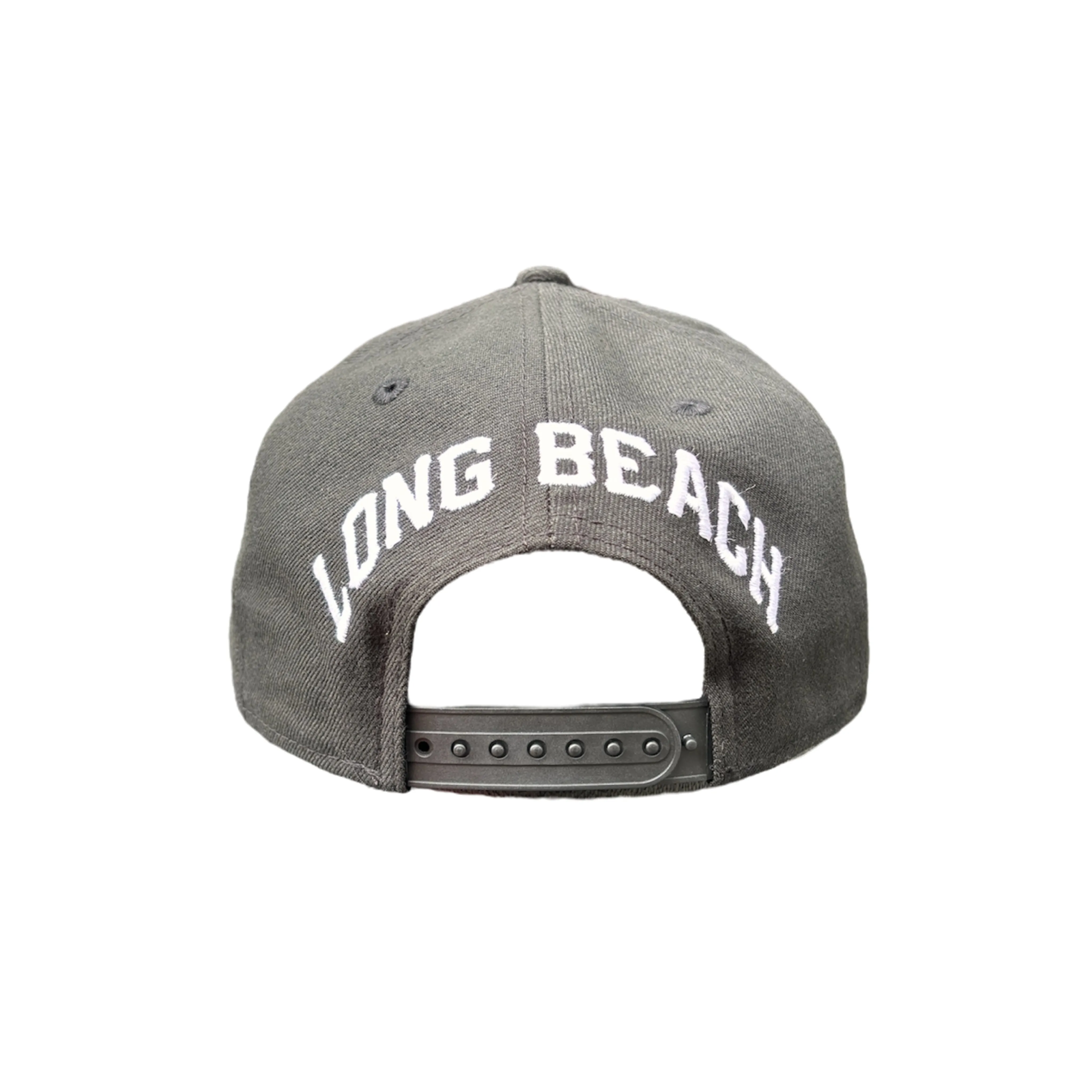 NEW ERA Long Beach California LBC Black 9FIFTY Snapback Cap