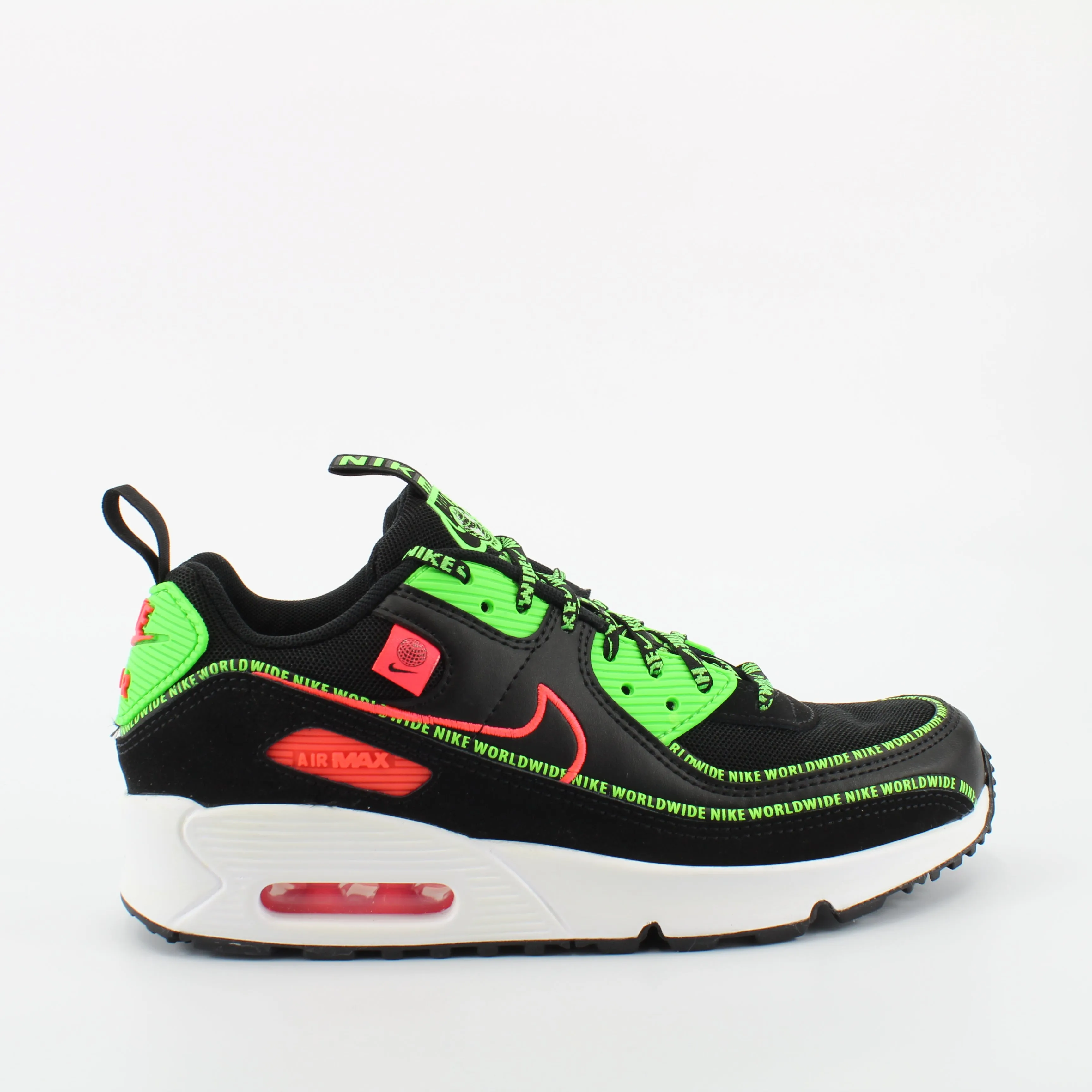 Nike Air Max 90 SE2 Black Synthetic Juniors Lace Up Trainers CV7665 001