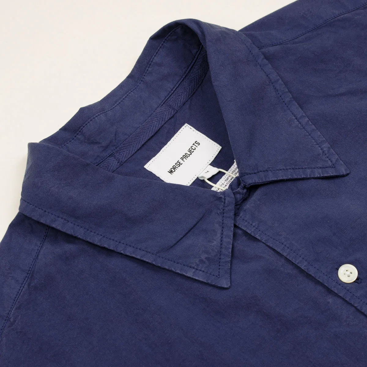 Norse Projects - Carsten Cotton Tencel Shirt - Calcite Blue