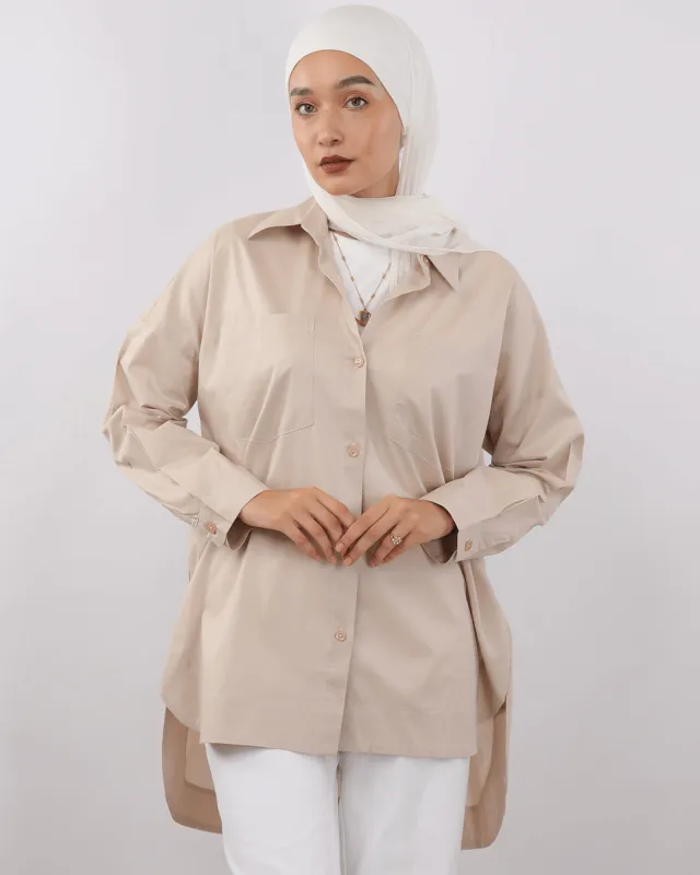 Oversize Poplin Shirt